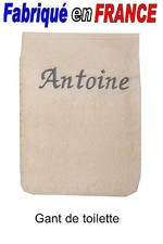 Gant de toilette Ecru NEUF