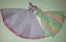 7* Lot of Purple Pink Barbie Princess / Evening Long Dresses - VGC