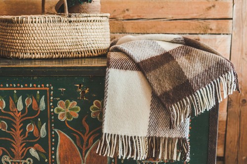 Couverture polaire pour - , lit