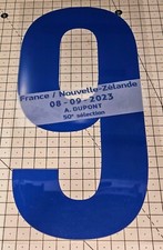 Patch Rugby # 9 Dupont Flocage