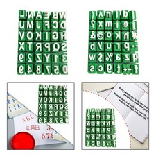 Tampons de numéro de lettre