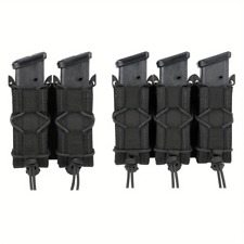  Ambidextre Tactique Pistolet Double Porte-Chargeur, Universel 9MM 