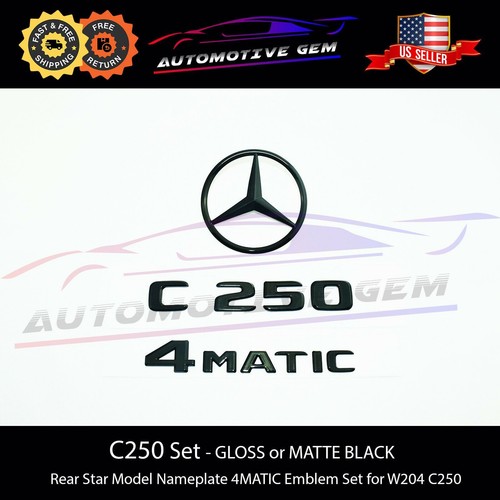 C250 4matic rear star emblem - c250,