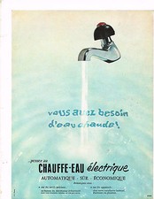 1955 ADVERTISING HEATER - ELECTRIC WATER