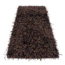 Tapis Shaggy marron moderne