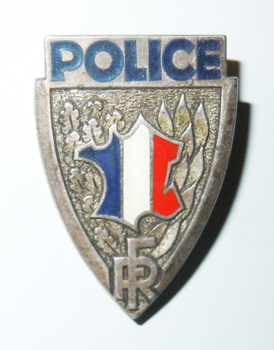 Ancien insigne kepi police - de,