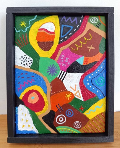 Tableau abstrait onirik - abstrait, art