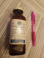 EMPTY 1950s Phenobarbital Ephedrine Tablet Glass Bottle 1000 Ct Medicine 