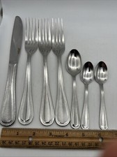 Eternum Forks Spoons & Butter Knife Lot 18/10 Stainless Steel 7 Piece