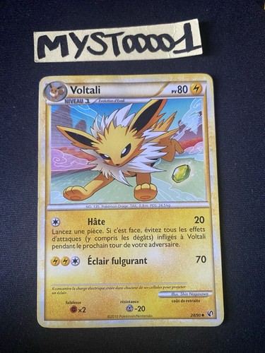 Carte pokemon voltali 90 - pokemon,