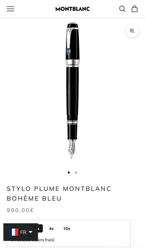 Stylo plume mont blanc - stylo, mont-blanc