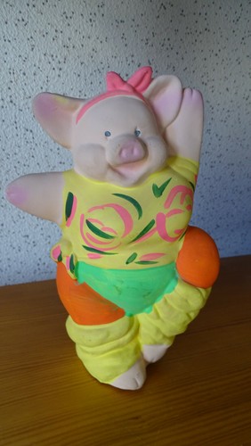 Tirelire cochon amusante - amusante, en