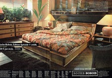 Publicité Advertising 028  1985   Roche-Bobois  (2p) chambre coucher Coloniales