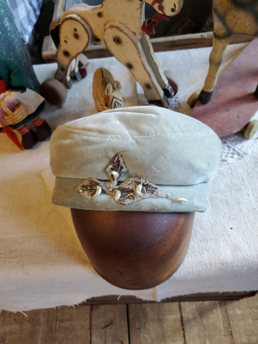 Chapeau bibi ancien - chapeau/bibi, brodé