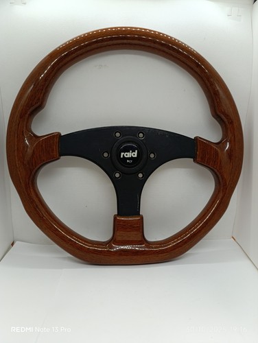 Ancien volant bois raid - volant, en