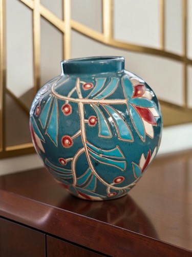 Vase art deco motif les - art,