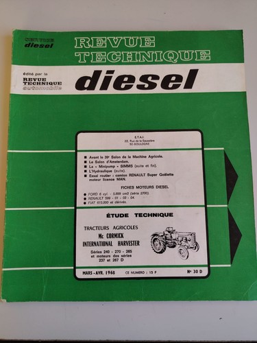 Revue technique tracteur - tracteur, mc