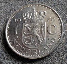 Monnaie Pays Bas 1 Gulden 1976