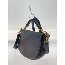 Mulberry Shoulder Bag Leather Black From Japan 117997K Authentic