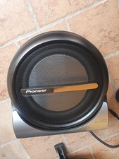 PIONEER 300W MAX PERCEIVED SUBWOOFER UNDERSEAT WITH REMOTE CONTROL 