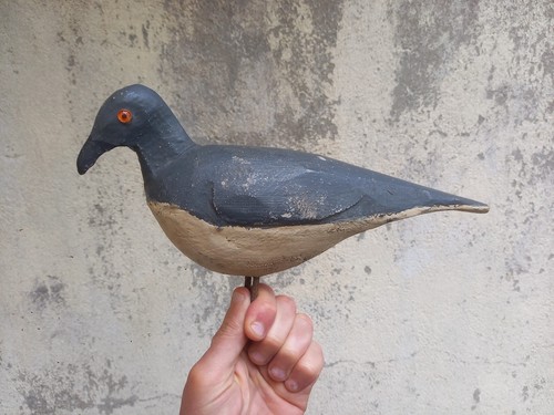 Palombe appelant bois sculpté - palombe,