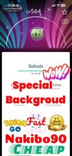 Pokemon✨Shiny Solosis Special Background Transformation✨Tra De✨Go✨P’TC✨
