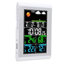 Weather Clock Wall Digital