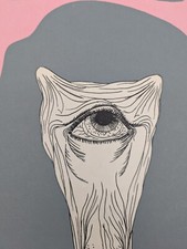 Surrealism - Lithograph - The Swamp Cyclops-F Labisse-Signed-Paper Japan