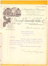 PARIS (XIX°) USINE / CHAUSSURES Soie & Chevreau "DRESSOIR ,PEMARTIN & PULM" 1910