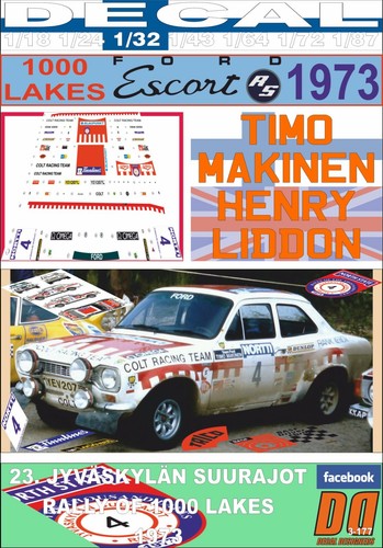 Decal ford escort 1600 - decal,
