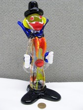Murano Italy Art Glass Clown - very nice condition - this is a neat one!