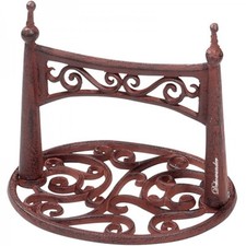 Rustique Paillassons 'Ellipse' Style Rustique en Matériau de Fonte