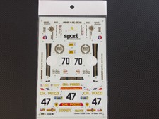 MFH Model Factory Hiro 1/24 Ferrari 512BB LM CH. POZZI Spare Decal SDK-113 Japan