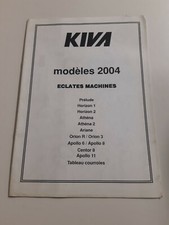 éclaté pièce de tondeuse débrousailleuse kiva gamme 2004