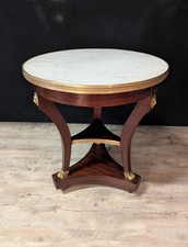 Guéridon Empire en acajou et