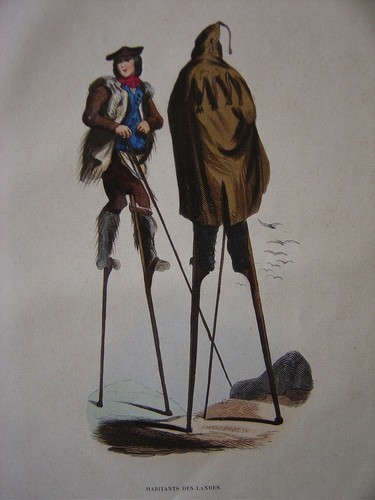 Belle gravure habitants des - habitants,