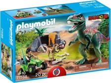 Original PLAYMOBIL® Dinos 71588 - Tyrannosaure Rex Avec Exploratrice