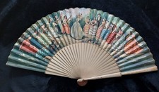 Éventail  ancien  bois theme