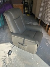 Fauteuil relax électrique inclinable avec releveur en simili cuir