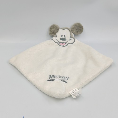 Doudou plat mickey - doudou, gris