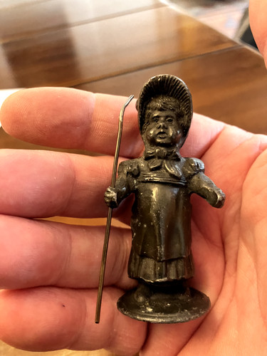 Statuette figurine en bronze - statuette,