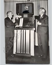 Father & Son Marvel at SCOPITONE JUKEBOX Vintage 1964 Press Photo