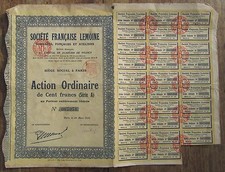 ANCIENNE ACTION LEMOINE