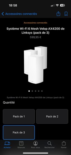 Wifi mesh triple bande - 6,