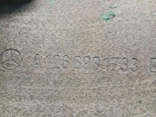 A1266931733 tablette plage arrière pour MERCEDES-BENZ CLASE S (W126) SEC 560