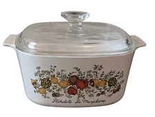 Corning Ware L’ Echalote La Marjolaine Spice Of Life A-3-B 3qt W/Lid Casserole 