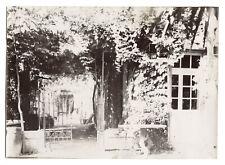 M544 garden portal well summer Provence 1897. vintage photo. 