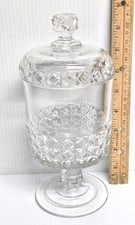 RIPLEY MASCOTTE CLEAR COVERED SUGAR BOWL - EAPG 1875