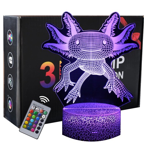 Axolotl lampe nuit lumière - 3d,