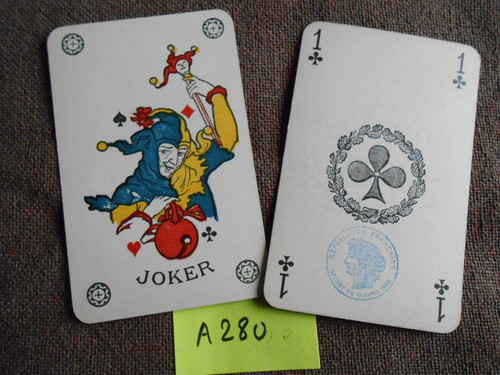 Ancien jeu de cartes - ,